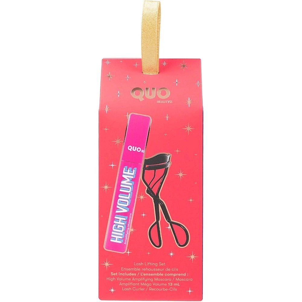 NWT Quo Beauty Lash Lifting Set - Black Mascara + Lash Curler